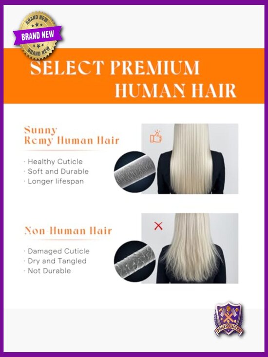 Remy Human Hair Weft Extensions 20\